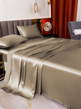 [الكاكي] SilkSilky-SA 19Momme Pure Silk Bedding Set 003