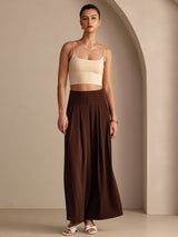 [قهوة] SilkSilky-SA Womens Pants 006