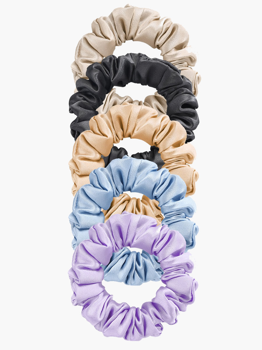 [مجموعة] SilkSilky-SA 19Momme الحرير الخالص Scrunchie 005