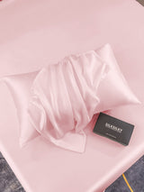 [لون القرنفل] SilkSilky-SA 22Momme الحرير الخالص Pillowcase 004