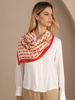 [كرز بيج] SilkSilky-SA Scarf 004
