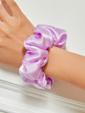 SilkSilky-SA-19Momme-الحرير-الخالص-Scrunchie-لافندر-001