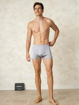 [رمادي] SilkSilky-SA محبوك الحرير Mens Underwear 004