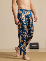 [تنين نيفي] SilkSilky-SA Mens Sleep Bottoms 003