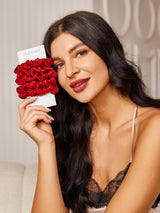 [أحمر] SilkSilky-SA ربطات شعر 002