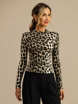 [فهد] SilkSilky-SA Long Sleeve تي شيرت نسائية 001
