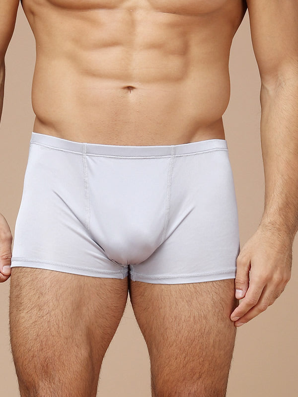 SilkSilky SA محبوك الحرير Mens Underwear رمادي 001