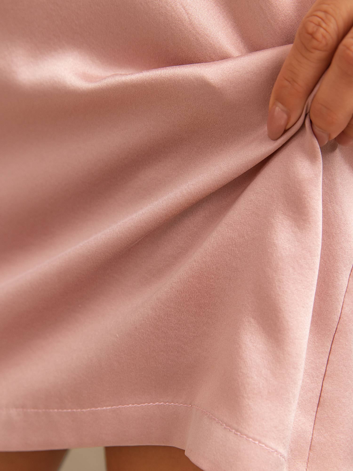 [بشرة الخوخ] SilkSilky-SA 19Momme الحرير Nightgown 006,