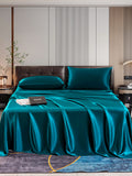 SilkSilky-SA-22Momme-الحرير-الخالص-Bedding-Set-المياه-الخضراء-001