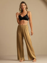 [تان (بني فاتح)] SilkSilky-SA 19Momme Women's Sleep Shorts 006