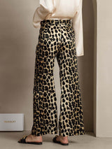[فهد] SilkSilky-SA 19Momme الحرير Womens Pants 002,