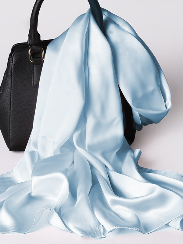 [أزرق فاتح] SilkSilky-SA وشاح 001