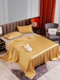 SilkSilky SA 22Momme الحرير الخالص Bedding Set شامبانيا 002