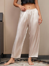 [البيج الفاتح] SilkSilky-SA Women's Sleep Shorts 001
