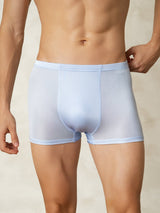 [أزرق فاتح] SilkSilky-SA محبوك الحرير Mens Underwear 001