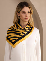 [أقواس صفراء] SilkSilky-SA Scarf 002