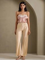 [توسكانا] SilkSilky-SA Spaghetti Strap V Neck كامي 007