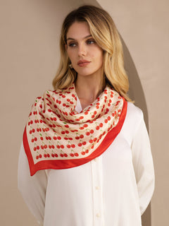 [كرز بيج] SilkSilky-SA Scarf 002