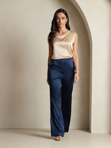 [شامبانيا] SilkSilky-SA Sleeveless Round Neck كامي 006