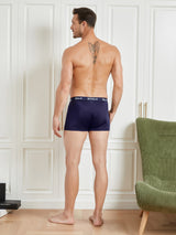 [أزرق غامق] SilkSilky-SA الحرير الخالص Mens Underwear 002,