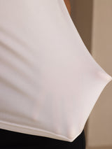 [أبيض] SilkSilky-SA Half Sleeve تي شيرت نسائية 004