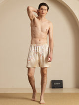 [شامبانيا] SilkSilky-SA Mens Sleep Bottoms 007