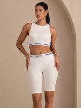 [أبيض] SilkSilky-SA Womens Shorts 003