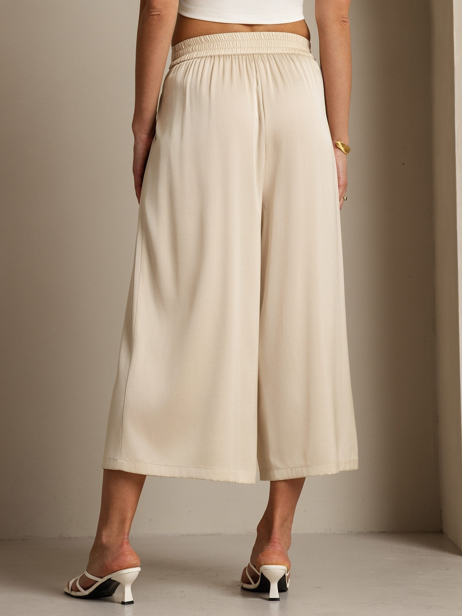 [اللونالبيج] SilkSilky-SA 19Momme الحرير Womens Pants 006