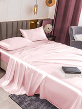 [لون القرنفل] SilkSilky-SA 19Momme Pure Silk Bedding Set 007