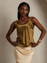 [بني] SilkSilky-SA Sleeveless كامي 005