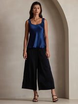 [أزرق غامق] SilkSilky-SA Sleeveless كامي 001