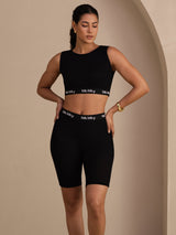 [أسود] SilkSilky-SA Sleeveless Crew Neck كامي 005