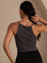 [رمادي] SilkSilky-SA Sleeveless Crew Neck كامي 002