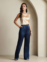 [شامبانيا] SilkSilky-SA Sleeveless Round Neck كامي 005