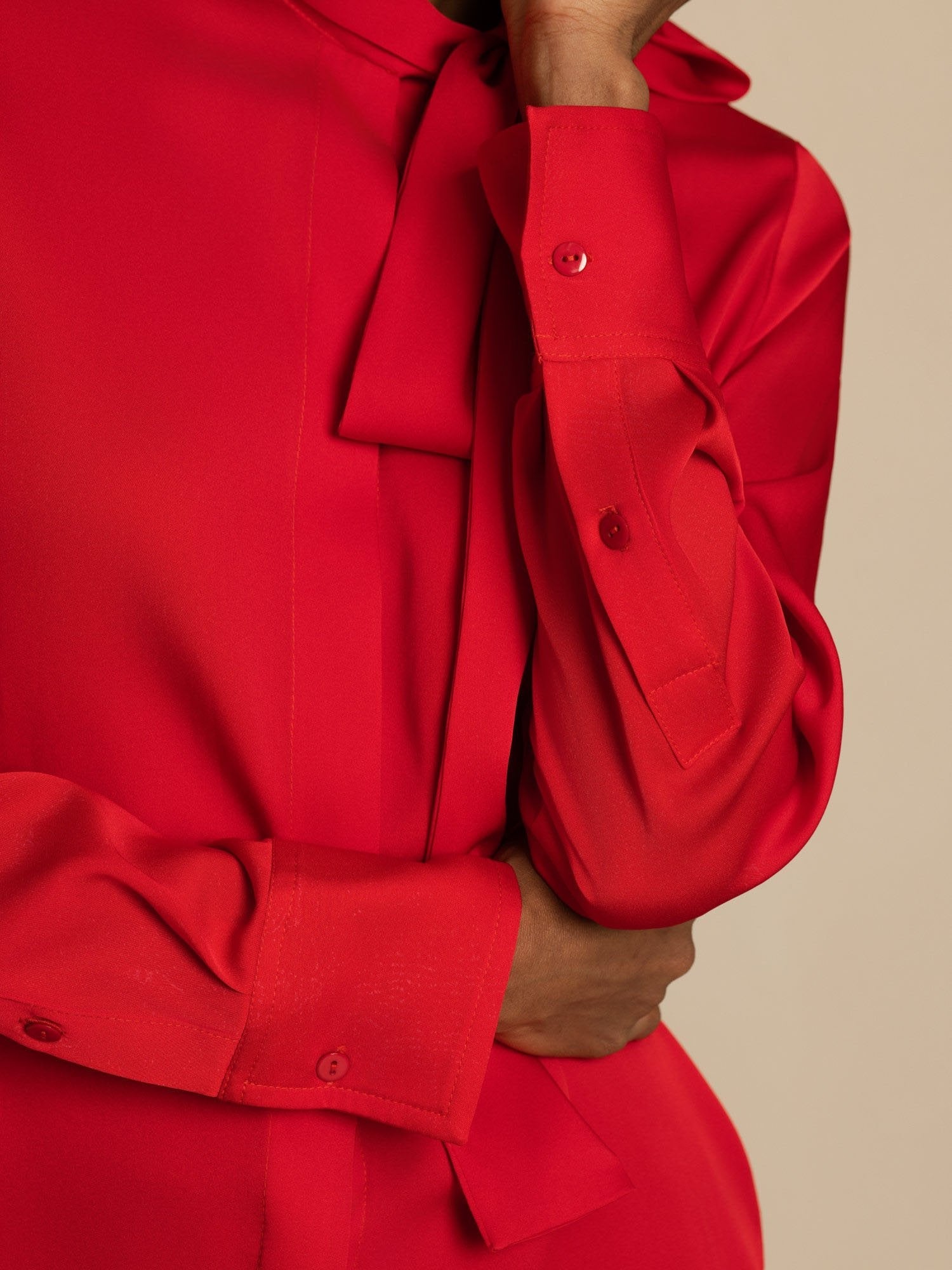 [خمر] SilkSilky-SA 19Momme Blouse 005