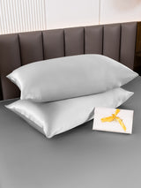 [فضة] SilkSilky-SA 22Momme الحرير الخالص Pillowcase 003