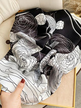 [P075] SilkSilky-SA الحرير الخالص Scarf 003