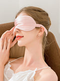 SilkSilky-SA 19Momme الحرير الخالص Eye Mask لونالقرنفل 005