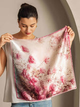 [P103] SilkSilky-SA الحرير الخالص Scarf 003,