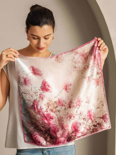 [P103] SilkSilky-SA الحرير الخالص Scarf 003,