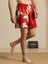 [خمر] SilkSilky-SA 19Momme Mens Sleep Bottoms 004