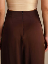 [قهوة] SilkSilky-SA Womens Pants 005