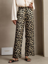 [فهد] SilkSilky-SA 19Momme الحرير Womens Pants 001,