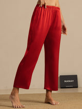 [خمر] SilkSilky-SA Women's Sleep Shorts 003