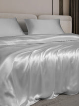 [فضة] SilkSilky-SA 19Momme مجموعة الفراش 003