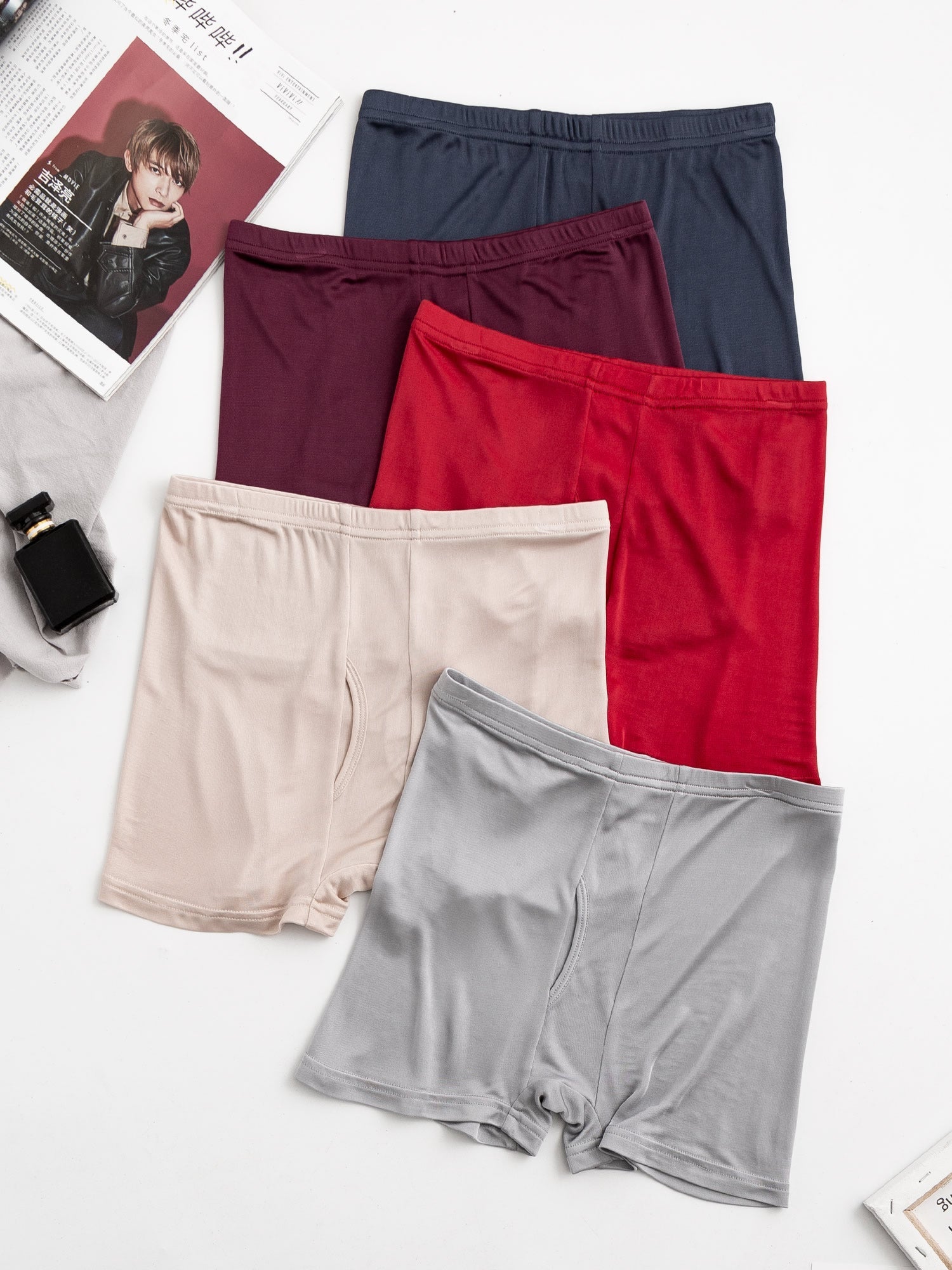 [متعدد] SilkSilky-SA الحرير الخالص Mens Underwear 003
