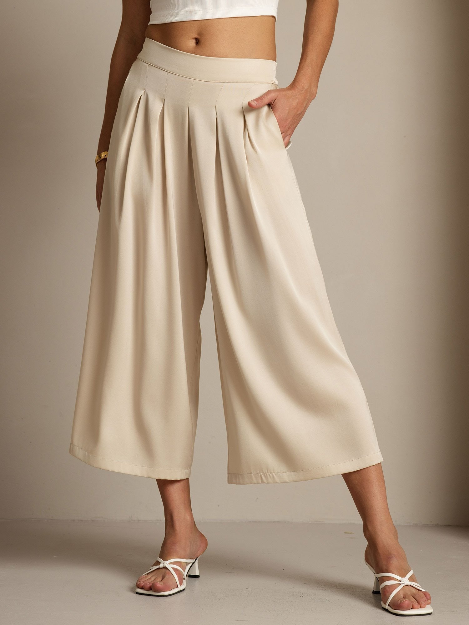 [اللونالبيج] SilkSilky-SA 19Momme الحرير Womens Pants 003