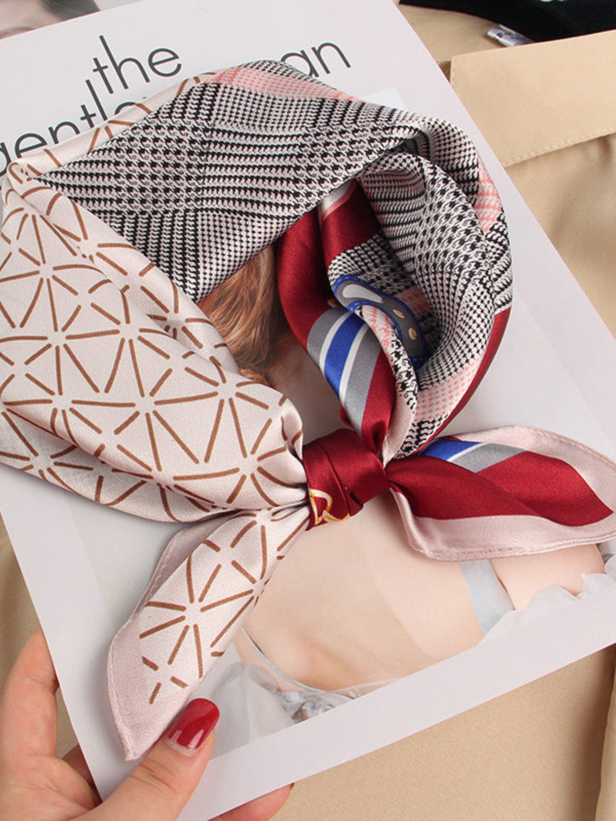 [P037] SilkSilky-SA الحرير الخالص Scarf 002,