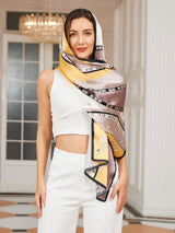 [P029] SilkSilky-SA الحرير الخالص Scarf 002,