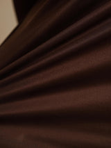 [قهوة] SilkSilky-SA Long Sleeve Crew Neck تي شيرت نسائية 005